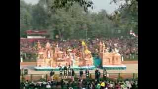 Tableaux from different states exhibited during 65th Republic Day celebrations