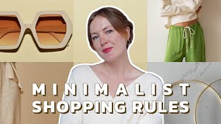 My Minimalist Shopping Rules | Saving Money + Sustainability