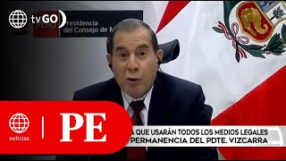 Walter Martos se pronunció sobre audios de Vizcarra | Primera Edición (HOY)