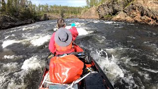 220km paddeln auf dem Lainio in schwedisch Lappland 2023 Wildnis Abenteuer im Grabner Adventure