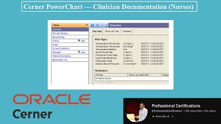 Cerner PowerChart — Clinician Documentation (Nurses)