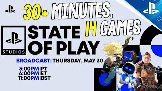 HUGE PlayStation Update! STATE OF PLAY MAY 2024 with NEW PlayStation Studios Games TOMORROW