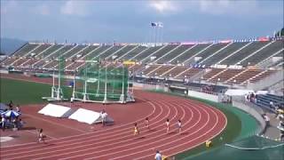 女子4×400mリレー　予選2組目　～平成29年度四国高等学校陸上競技対校選手権～