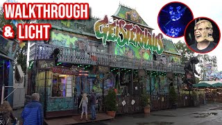 Geisterhaus (Mikli) - Walkthrough/Onwalk \u0026 Light [60 fps] - Fronleichnamskirmes 2024 in Oberhausen