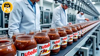 How are 100 tons of Nutella made? What's inside your favorite Nutella? A factory secret!