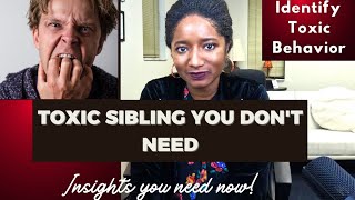 "IS MY SIBLING The PROBLEM?" |Toxic Family| Psychotherapy Crash Course