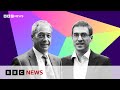 Reform UK's Nigel Farage and Green's Adrian Ramsay grilled by BBC Question Time audience | BBC News
