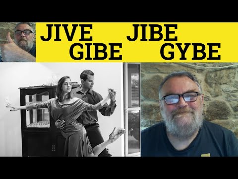 What does jive mean slang?