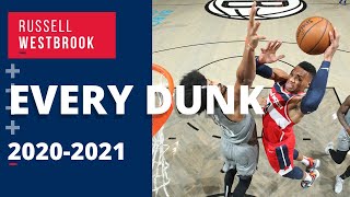 Every Dunk from Russell Westbrook in the 2020-2021 Season