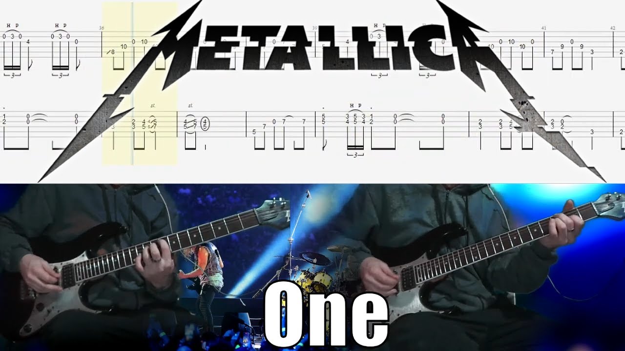 Metallica One Guitar Cover Youtube