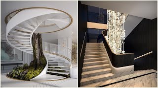 Top 200+ Modern Stairs Design 2025 | Marble Stairs Design Ideas | Latest Staircase Railing Designs