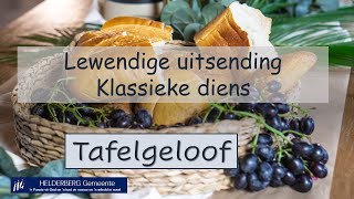 Klassieke Diens - 16 Oktober 2022 - Paul Barnard - Tafel Geloof