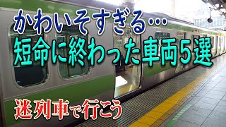 【迷列車で行こう】#65 可哀そうすぎる！短命に終わった鉄道車両5選　なぜそんなに生涯短い？