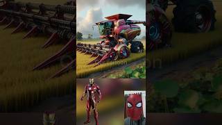 Superheroes but harvester 💥 Marvel & DC-All Characters #marvel #avengers#shorts