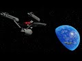 Star Trek Blender USS Enterprise NCC-1701 Warp Exit and Flyby Test Shot