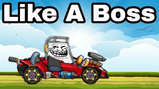 #1|🤩1HOUR🔥LIKE A BOSS🔥FUNNY AND LEGENDARY MOMENTS-HILL CLIMB RACING 2
