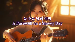 눈 오는 날의 이별(A Farewell on a Snowy Day) #aimusic #ballad