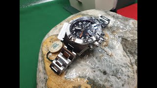 Ball Hydrocarbon Spacemaster Orbital II Swiss automatic ETA Valjoux Chronograph 7754 gmt