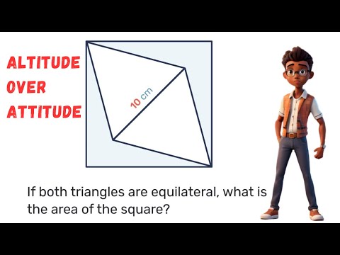 Do two equilateral triangles make a square?