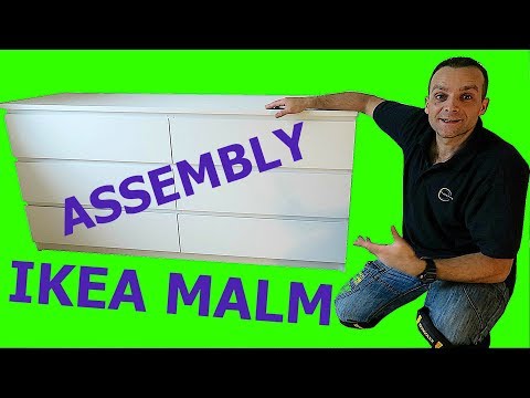 IKEA MALM 6 Chest of drawers Assembly IKEA MALM 6 Chest of drawers Assembly