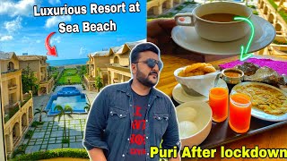 A day in a Luxurious Hotel Near Sea Beach || Stay, Food \u0026 more || Puri Sea Beach after lockdown ||