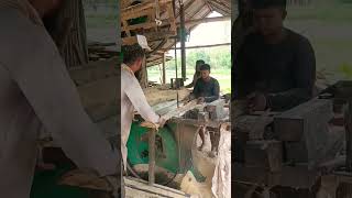 কাঠ চিড়ার সময়ে #কাঠ #viral #শ্রমিক #বাটাম #গাছ #মেশিন #video #মানুষের #কাজ #work #traditional