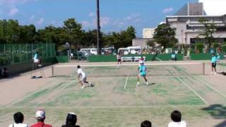 '09 全日本社会人ソフトテニス選手権大会 準決勝1-2