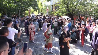 櫛まつり 時代風俗行列【安井金比羅宮】 祇園白川  2024.9.23　Kyoto/Kushi Matsuri