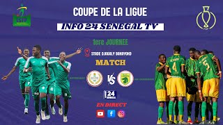 🛑EN DIRECT COUPE DE LA LIGUE 1ERE JOURNEE AS DOUANES 1-1 AS CAMBERENE AU STADE DJAGALY BAKAYOKO