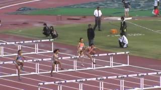 2015 10 11 25大戦 女子七種競技100mH 各務