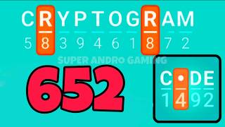 CRYPTOGRAM 652