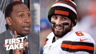 Baker Mayfield won't lead the NFL's most exciting offense, Mahomes will - Stephen A. | First Take