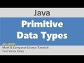 Java: Primitive Data Types