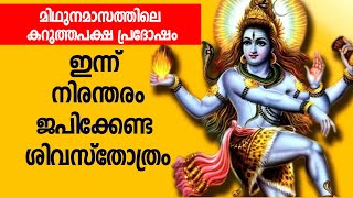 മിഥുനമാസത്തിലെ കറുത്തപക്ഷ പ്രദോഷം; ഇന്ന് ജപിക്കേണ്ട നിരന്തരം ശിവസ്‌തോത്രം