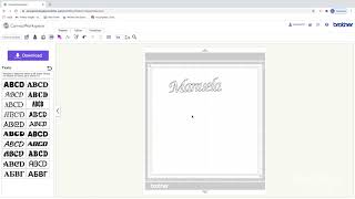 DIY: Nome em camadas com o progrma CanvasWorkspace