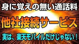 楽天モバイル 他社接続サービス料 契約内容を知らないのは恐ろしい！ 　APN設定は概要蘭に記載あるので参考にどうぞ！