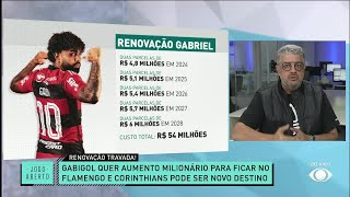 Debate Jogo Aberto: Qual o futuro de Gabigol? Diretoria corintiana sonha com atacante do Flamengo