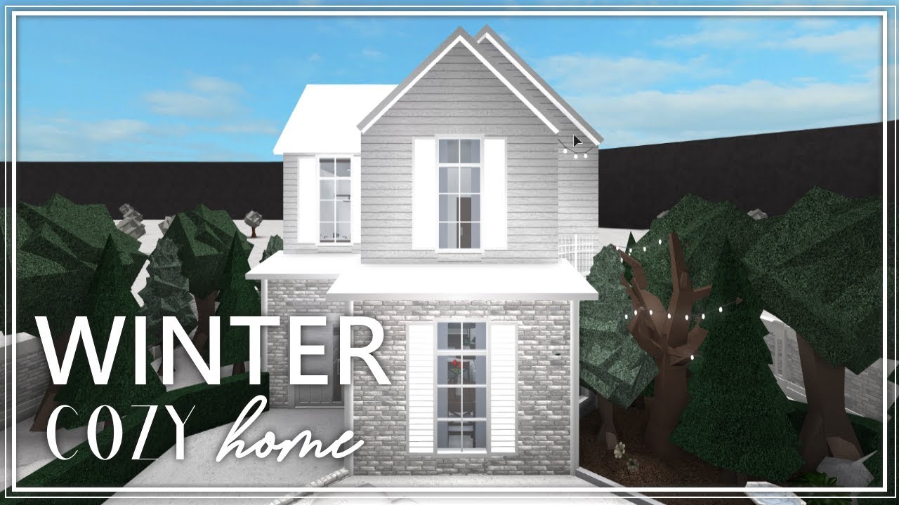 Cozy Winter House Bloxburg