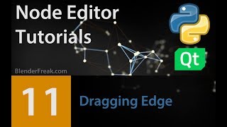 Node Editor Tutorial 11: How to create Dragging Edge