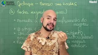 Geologia e Geomorfologia - Geografia | Ricardo Marcílio | Filadd