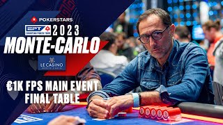 EPT Monte-Carlo: FPS Main Event FINAL TABLE ♠️ PokerStars