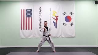 (White Belt): Basic Form No.1_(Mirror version)
