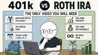 ROTH IRA VS 401k EXPLAINED LIKE YOU’RE 5
