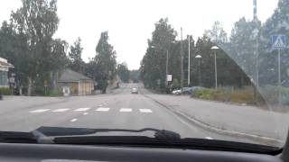 Sightseeingdrive in Rautalampi commune, Finland.MOV