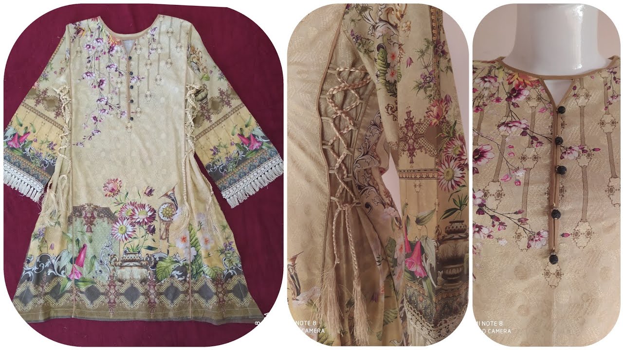 Stylish Kurti Cutting Tutorial Youtube