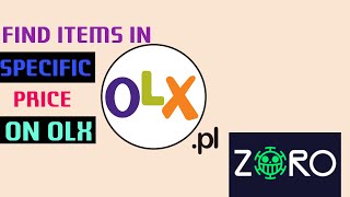 How To Find Items In Specific Price on OLX
