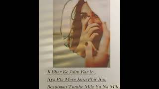 # sad status #akhiyan song Kanika Kapoor # shorts