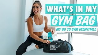 GYM BAG ESSENTIALS | What's in my gym bag