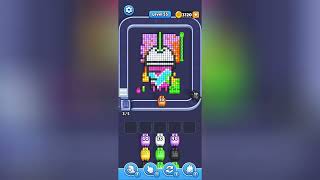 Pixel Flow Level 55 Solution Walkthrough