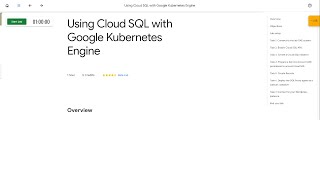 Qwiklabs | Using Cloud SQL with Google Kubernetes Engine